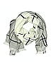 Marcus Adler 100% Acrylic Plaid Gray Scarf One size - photo 1