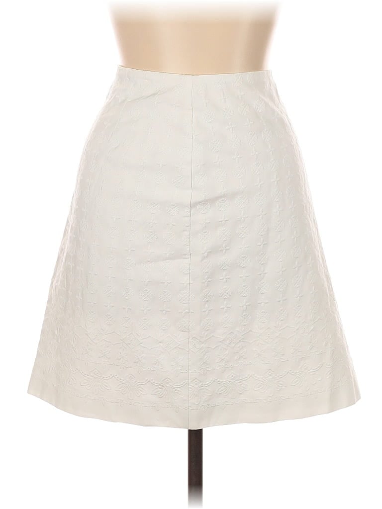 Pre-owned Talbots Formal Skirt In White