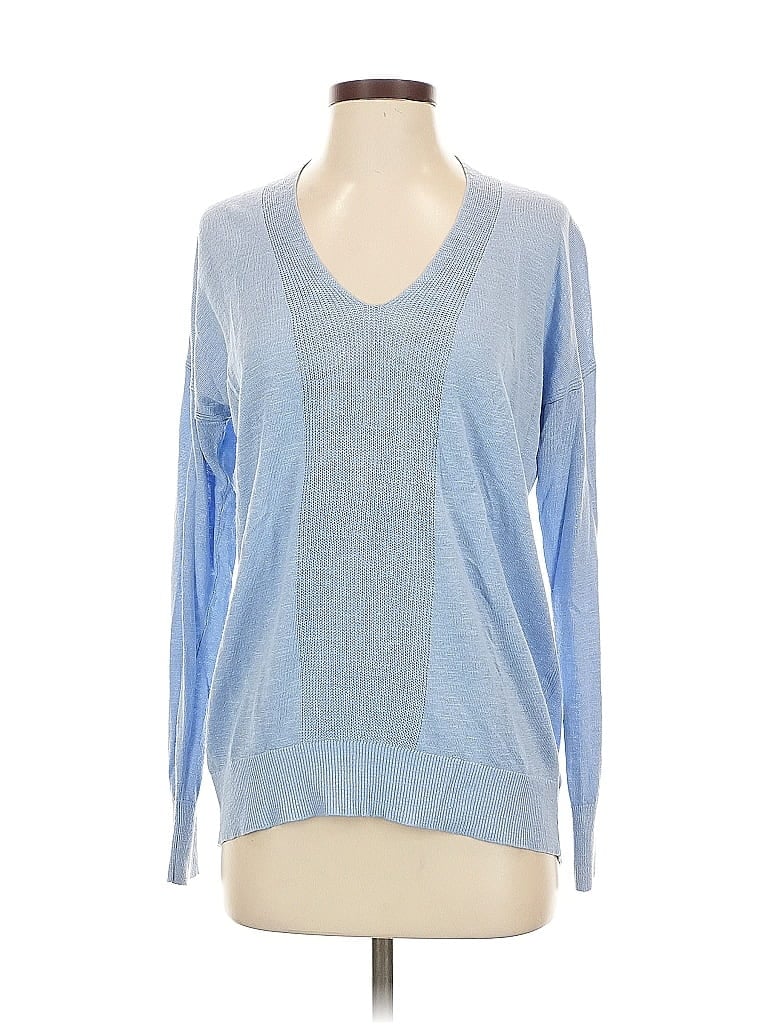 Pre-owned Banana Republic Pullover Sweater In Blue