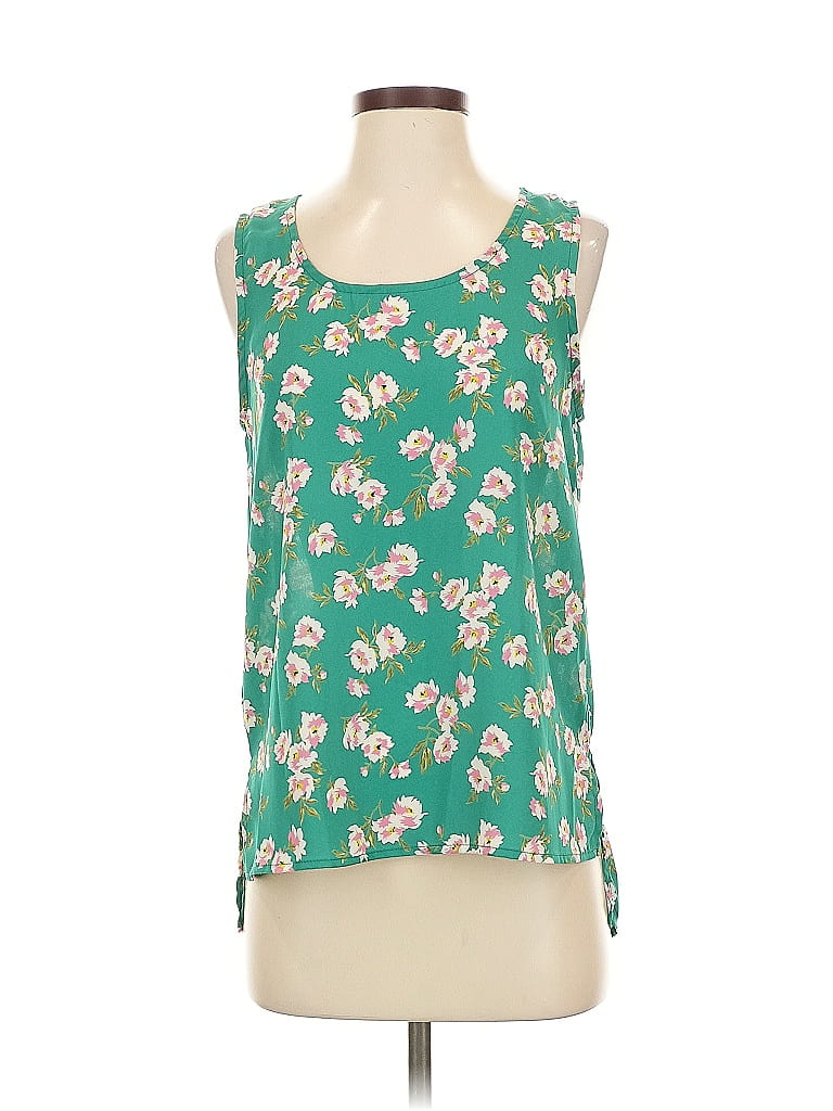 WEST KEI Pre-owned Sleeveless Blouse In Green