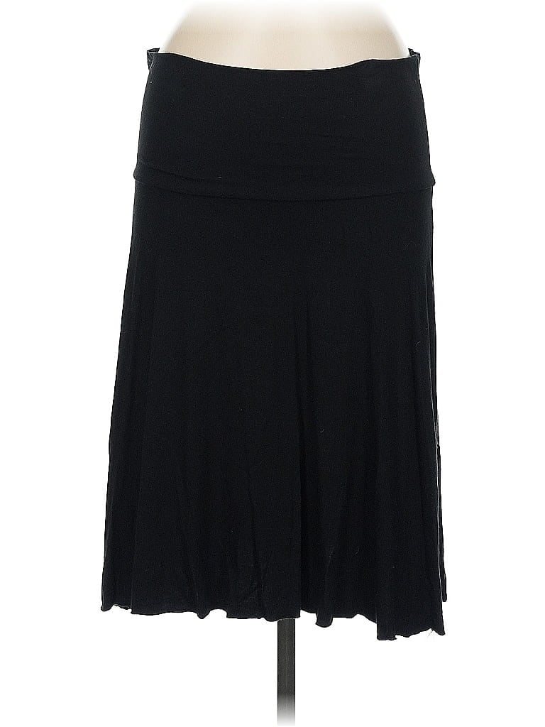 Pre-owned Three Dots Casual Skirt In Black