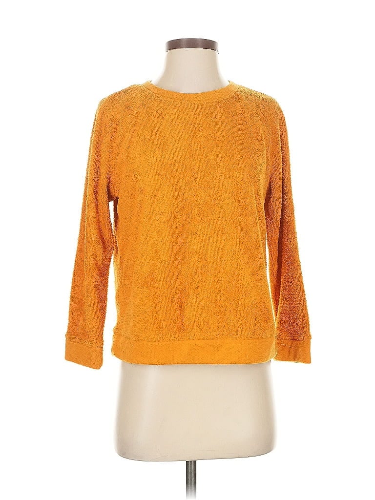 Pre-owned Lou & Grey Pullover Sweater In Yellow