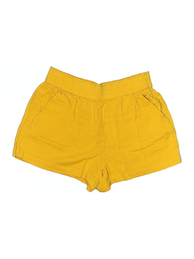 Pre-owned Ann Taylor Loft Outlet Shorts In Yellow
