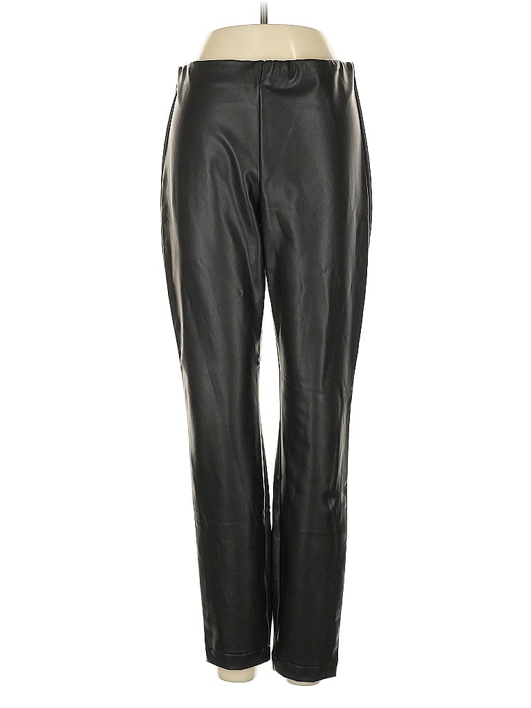 Pre-owned Banana Republic Factory Store Faux Leather Pants In Black