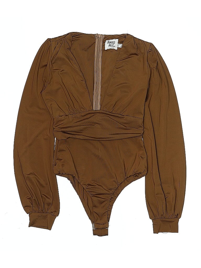 Pre-owned Princess Polly Bodysuit In Brown