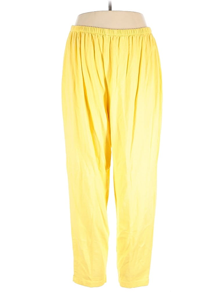 Click to view more detailed imagery on our partner's website Pre-owned Johnny Was Casual Pants In Yellow
