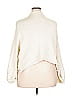 Free People Metallic Ivory Pullover Sweater Size L - photo 2