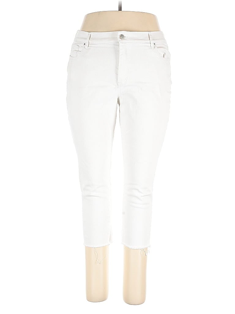 Pre-owned Ann Taylor Factory Jeans In White