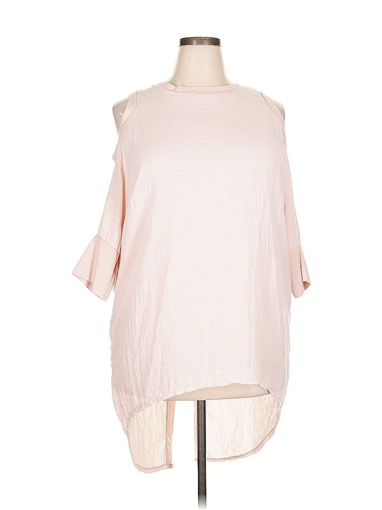 Click to view more detailed imagery on our partner's website Pre-owned Made In Italy 3/4 Sleeve Blouse In Pink