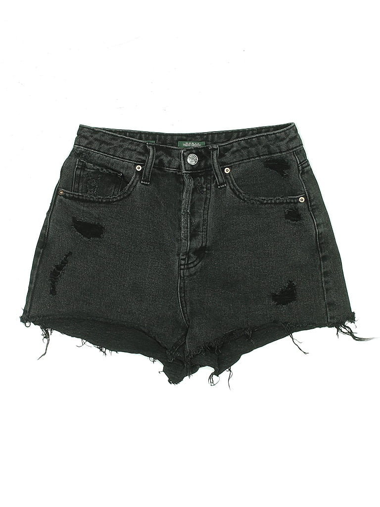 Pre-owned Wild Fable Denim Shorts In Black