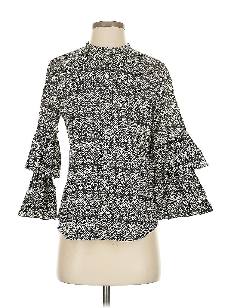 Click to view more detailed imagery on our partner's website Pre-owned Assorted Brands 3/4 Sleeve Blouse In Black