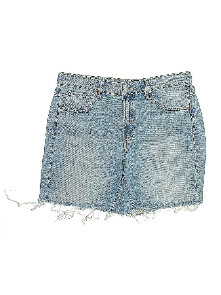 Click to view more detailed imagery on our partner's website Pre-owned Zara Denim Shorts In Blue