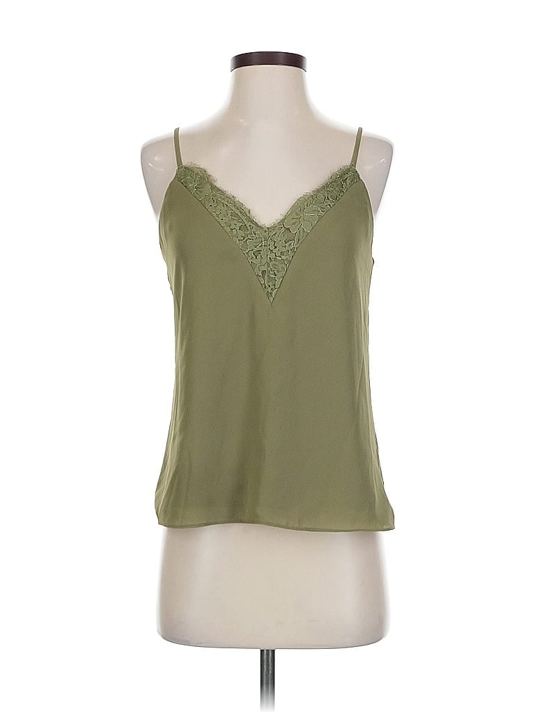 Pre-owned Melrose And Market Sleeveless Blouse In Green