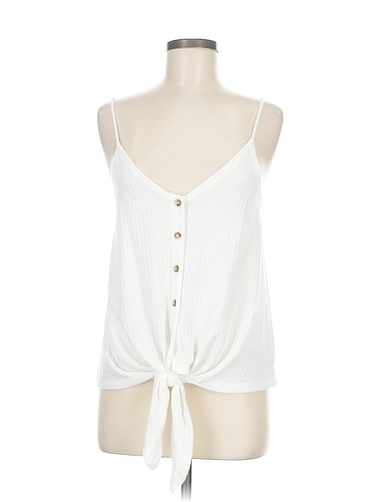 Pre-owned Style Rack Sleeveless Blouse In White