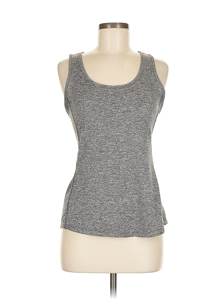 Pre-owned Active By Old Navy Tank Top Gray Halter Neckline Tops