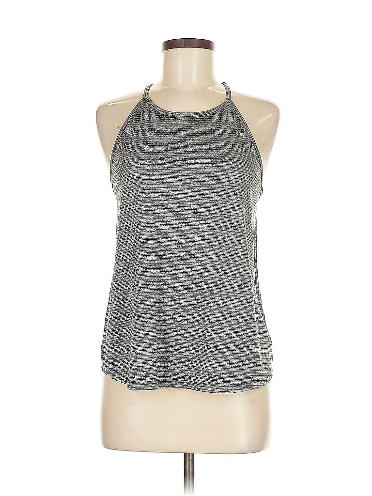 Pre-owned Active By Old Navy Tank Top Gray Halter Neckline Tops