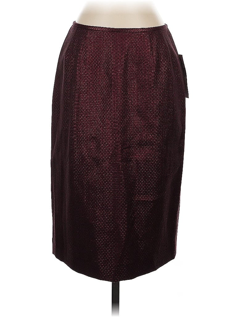 Nipon Boutique Formal Skirt In Burgundy