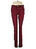 Zara Hearts Burgundy Jeans Size 8 - photo 1