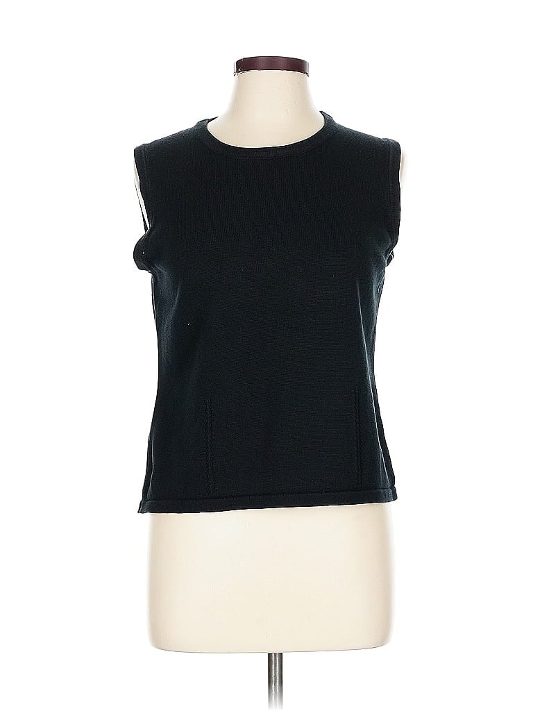 Pre-owned Real Clothes Sweater Vest In Black