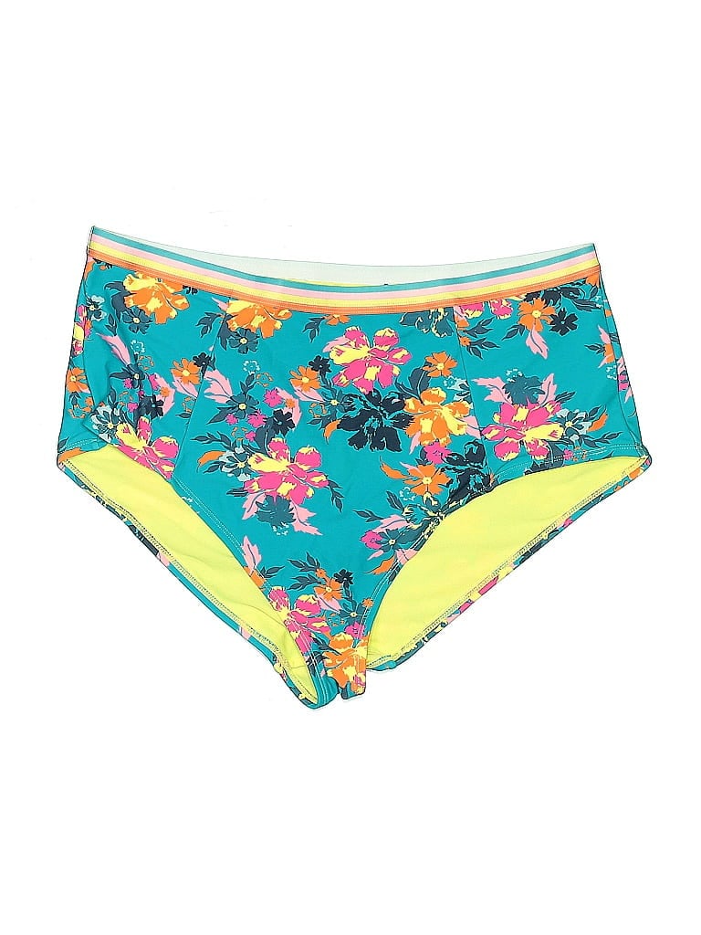 Pre-owned Adore Me Swimsuit Bottoms In Blue