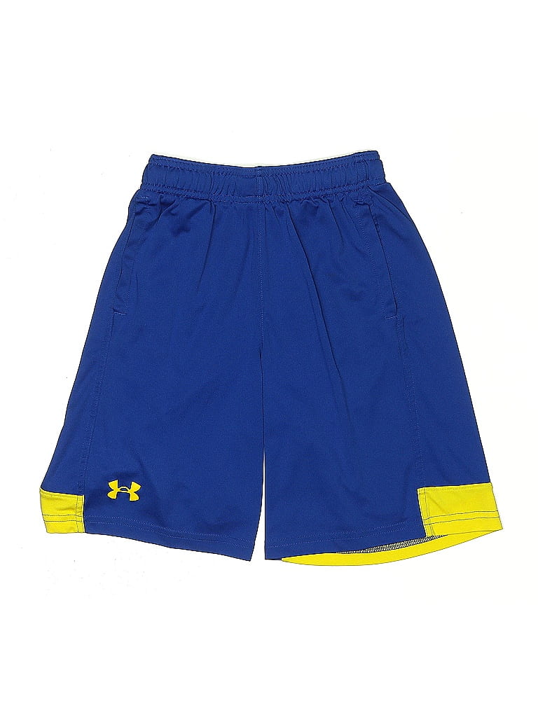 Click to view more detailed imagery on our partner's website Pre-owned Under Armour Kids' Athletic Shorts In Blue