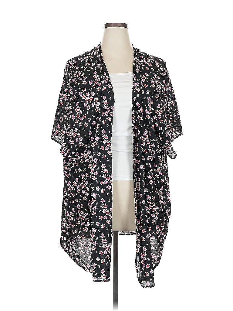 Pre-owned Socialite Kimono In Black