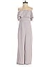 Babaton 100% Polyester Solid Gray Purple Jumpsuit Size 00 - photo 1