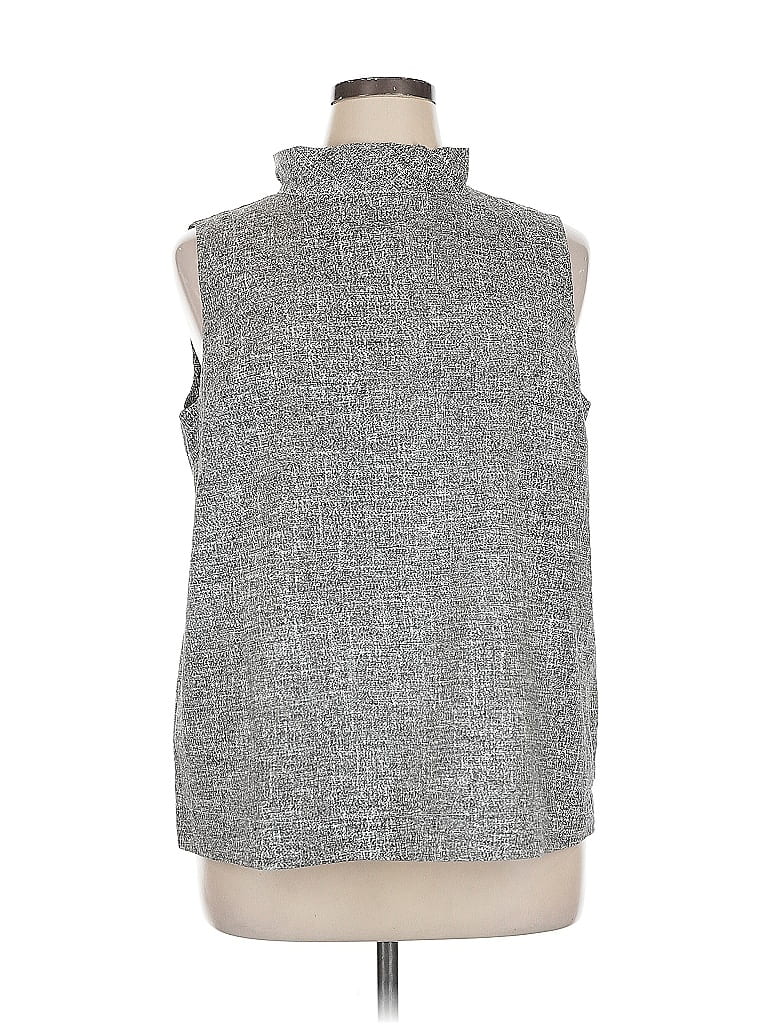 Pre-owned Alfani Sleeveless Blouse In Gray