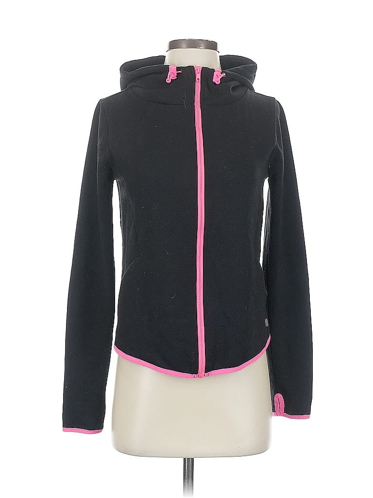 Click to view more detailed imagery on our partner's website Pre-owned Forever 21 Zip Up Hoodie In Black