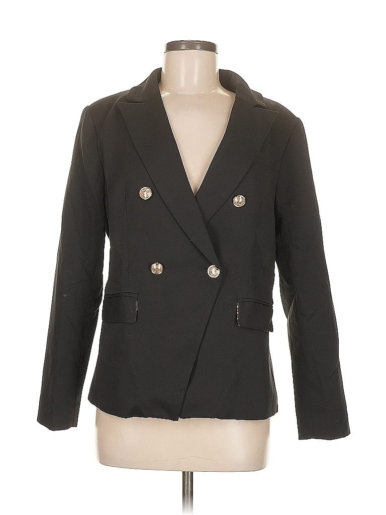 Pre-owned Jade Melody Tam Blazer Jacket In Black