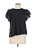 Worn 100% Cotton Black Short Sleeve Top Size M - photo 1