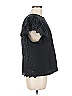 Worn 100% Cotton Black Short Sleeve Top Size M - photo 4