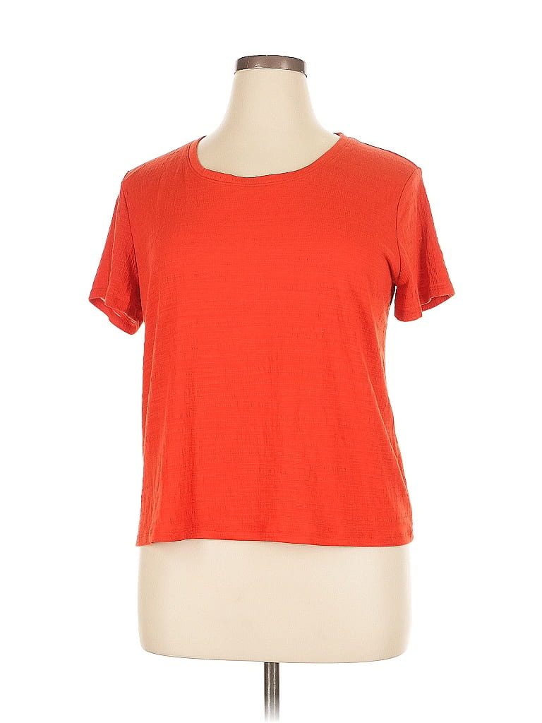SIMPLY VERA VERA WANG Pre-owned Short Sleeve T-shirt In Orange