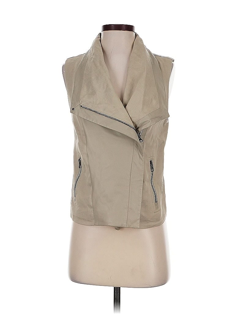 Pre-owned Vince Vest In Brown