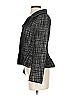 Jill Stuart Tweed Gray Black Wool Blazer Size S - photo 5