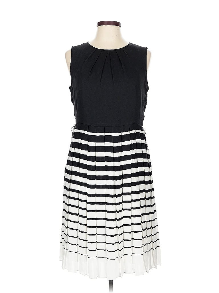 Pre-owned Talbots Casual Dress In Black