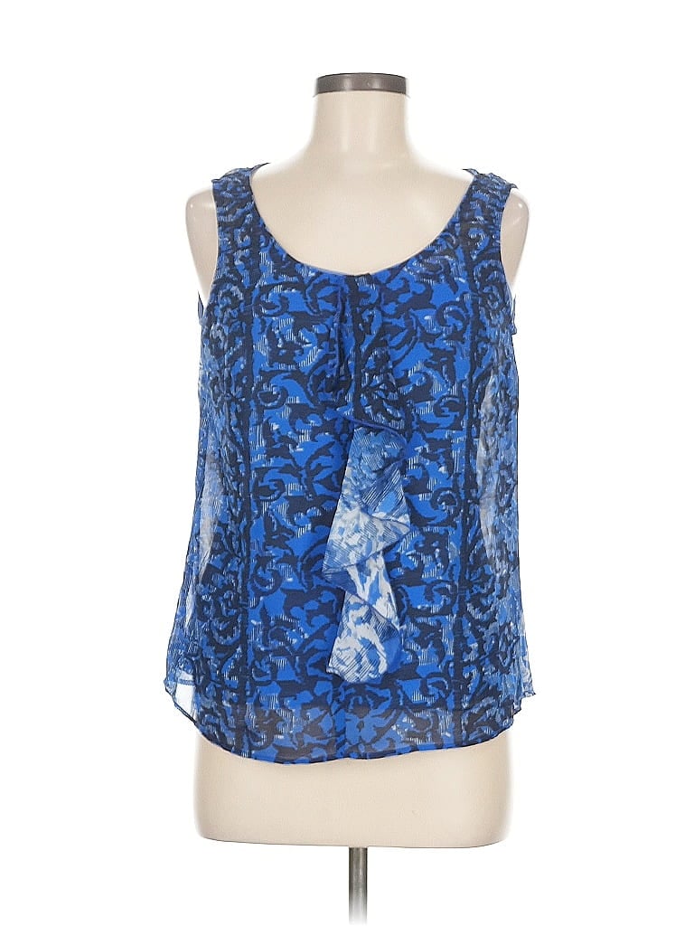 Pre-owned Adiva Sleeveless Blouse In Blue