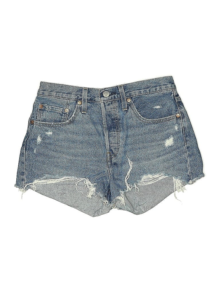 Click to view more detailed imagery on our partner's website Pre-owned Levi's Denim Shorts In Blue