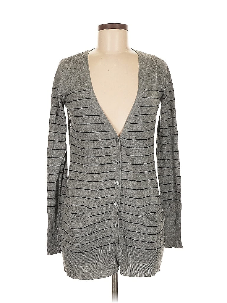 Pre-owned Mossimo Cardigan Sweater In Gray