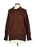 Les Copains Tweed Brown Pullover Sweater Size 11 - photo 1