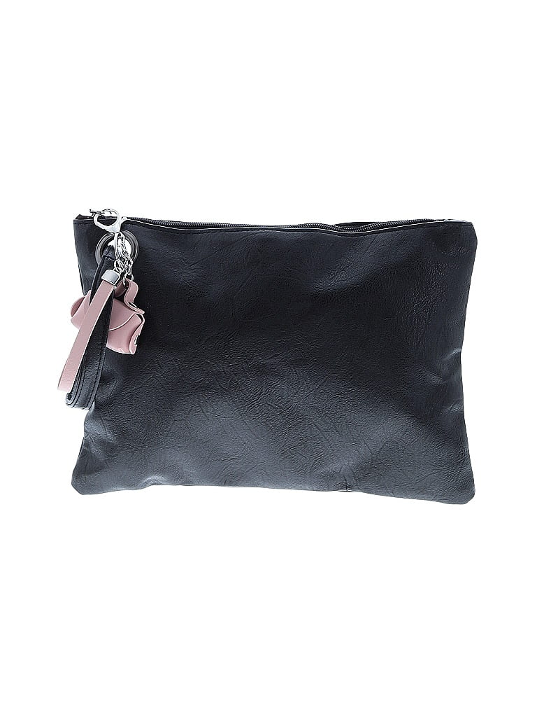 Pre-owned Unbranded Wristlet In Black
