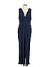 Korye Solid Blue Jumpsuit Size 1X - photo 1