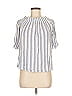 MTS Silver Short Sleeve Blouse Size M - photo 1