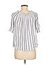 MTS Silver Short Sleeve Blouse Size M - photo 2