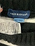 Andy & Evan 100% Cotton Stripes Black Casual Pants Size 12-18 mo - photo 3