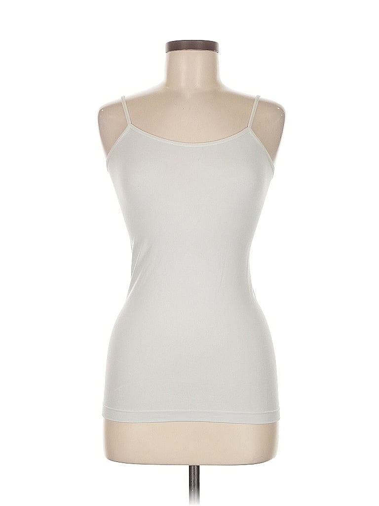 Pre-owned Delia's Sleeveless T-shirt In White