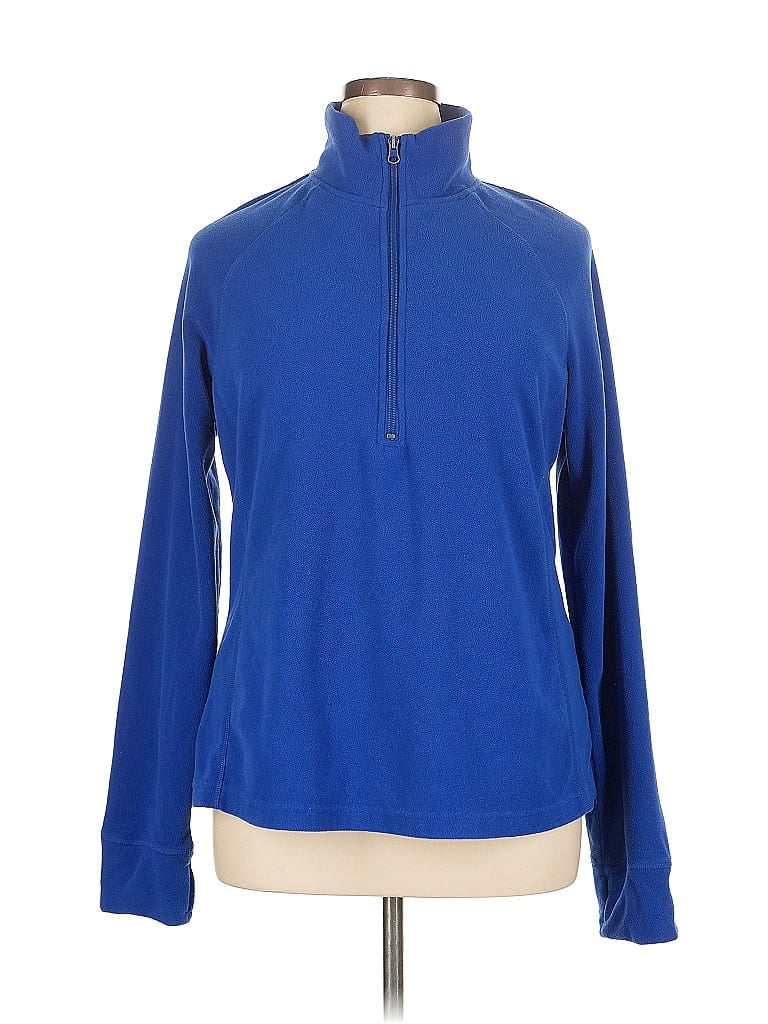 Pre-owned Z By Zella Pullover Sweater In Blue