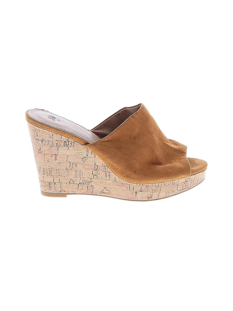 Pre-owned H&m Wedges In Brown