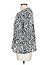 Lauren Lee 100% Polyester Silver Short Sleeve Blouse Size L - photo 5