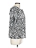 Lauren Lee 100% Polyester Silver Short Sleeve Blouse Size L - photo 4